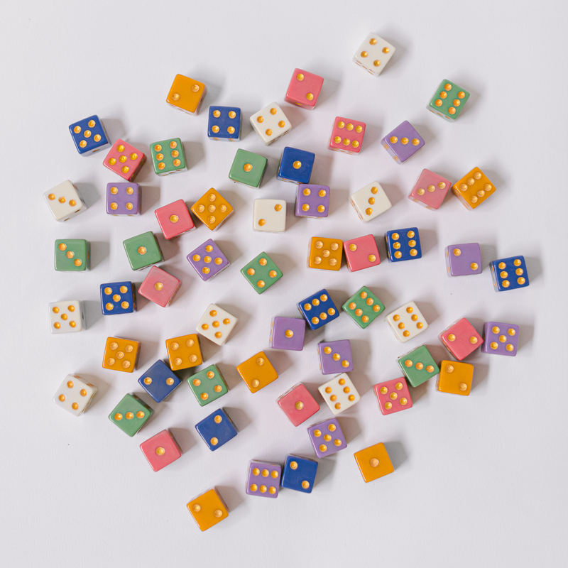 Luxe 60 Piece Dice Set with Game Booklet