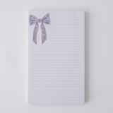 Antique Amethyst Bow Large Notepad