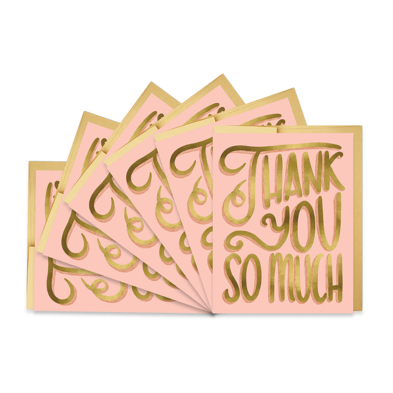 Lettering Thank You - Boxed Set of Six