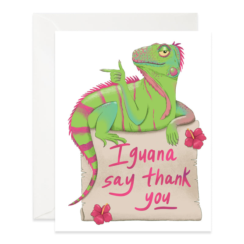 Iguana Say Thank You