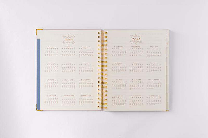 2025 The Time Is Meow 17-Month Weekly Large Spiral Planner