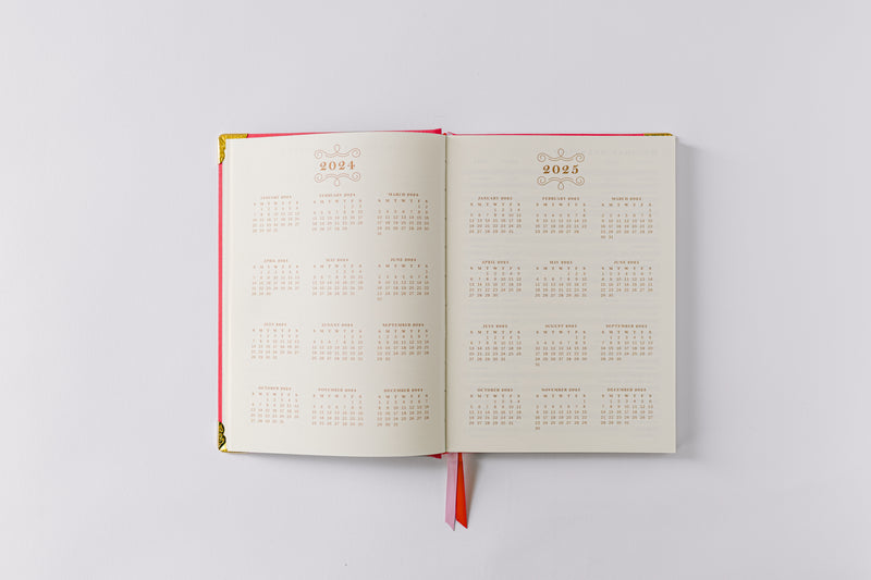 2025 The Good Life 17-Month Weekly Medium Bound Planner