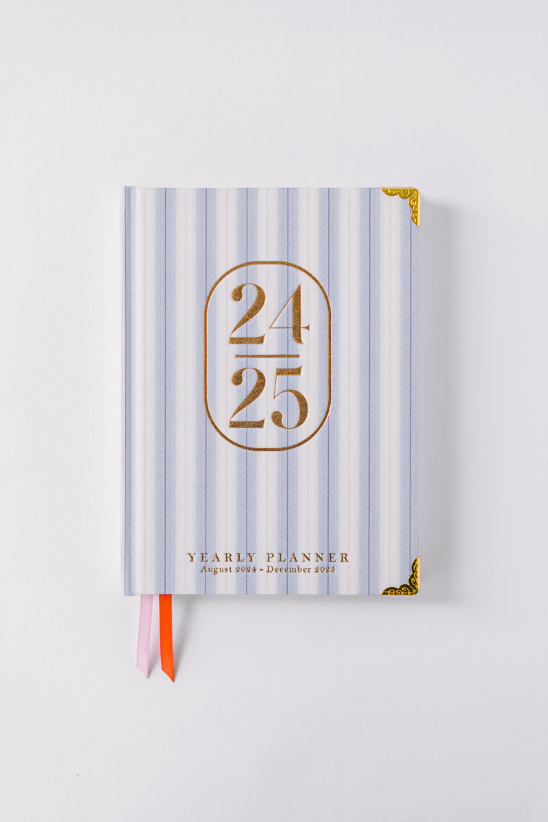 2025 Spring Stripe 17-Month Weekly Medium Bound Planner