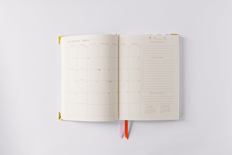 2025 Spring Stripe 17-Month Weekly Medium Bound Planner