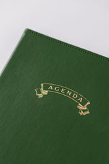 2025 Banner Agenda 17-Month Weekly Vegan Leather Bound Planner