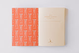 Coral Antique Bows Softcover Notebook