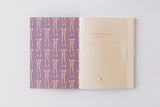 Amethyst Antique Bows Softcover Notebook