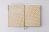 Folk Pattern Hardcover Notebook - Bluebell