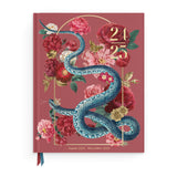 2025 Collage Snake Bling 17-Month Weekly Large Bound Planner