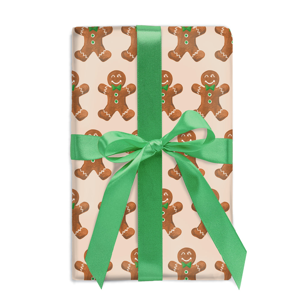 Gingerbread Man & Women Wrapping Paper – Afternoon Crumbs